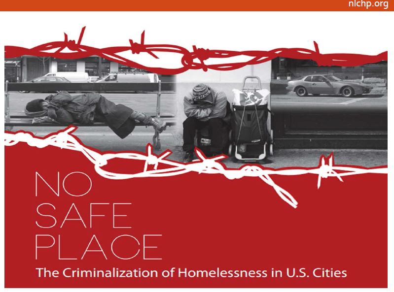 Illegal to be homeless - the criminalisation of homelessness in U.S. Cities